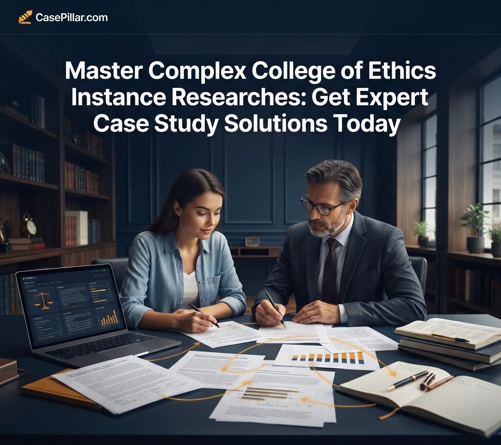Master Complex College of Ethics Instance Researches: Get Expert Case Study Solutions Today