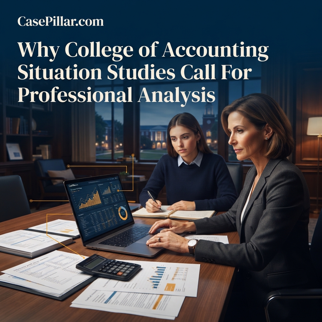 Why College of Accounting Situation Studies Call For Professional Analysis