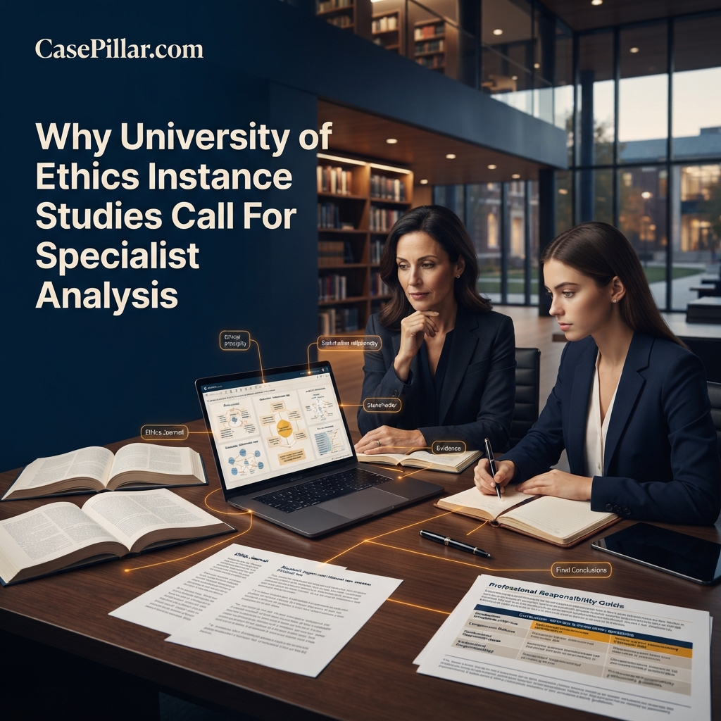 Why University of Ethics Instance Studies Call For Specialist Analysis