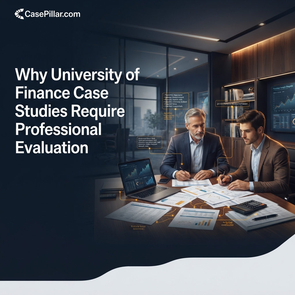Why University of Finance Case Studies Require Professional Evaluation
