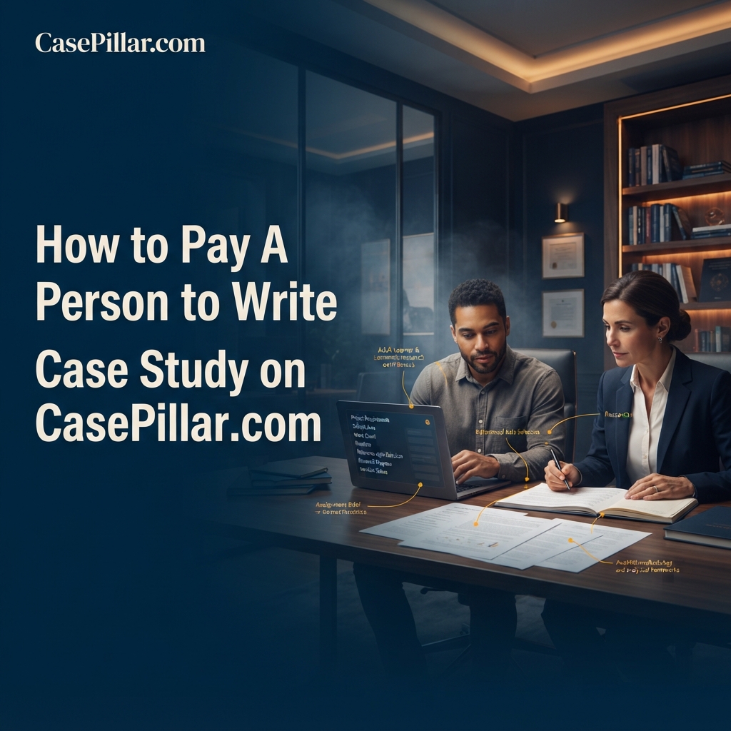 How to Pay A Person to Write My Case Study on CasePillar.com