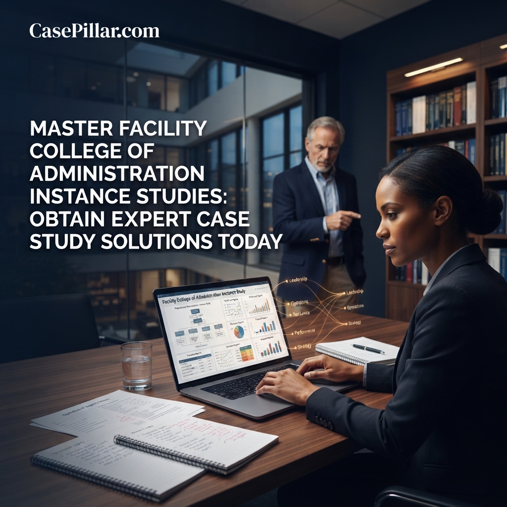 Master Facility College of Administration Instance Studies: Obtain Expert Case Study Solutions Today