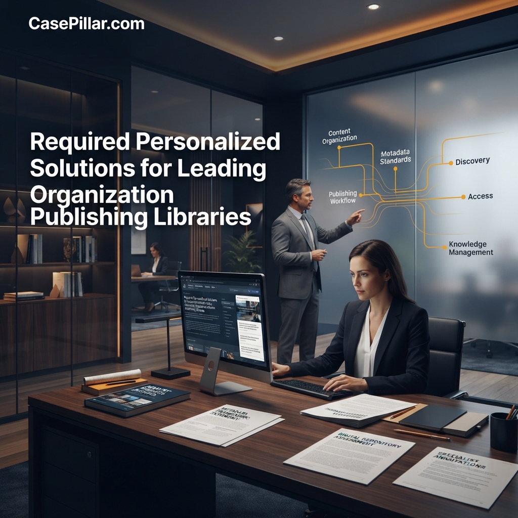 Required Personalized Solutions for Leading Organization Publishing Libraries?